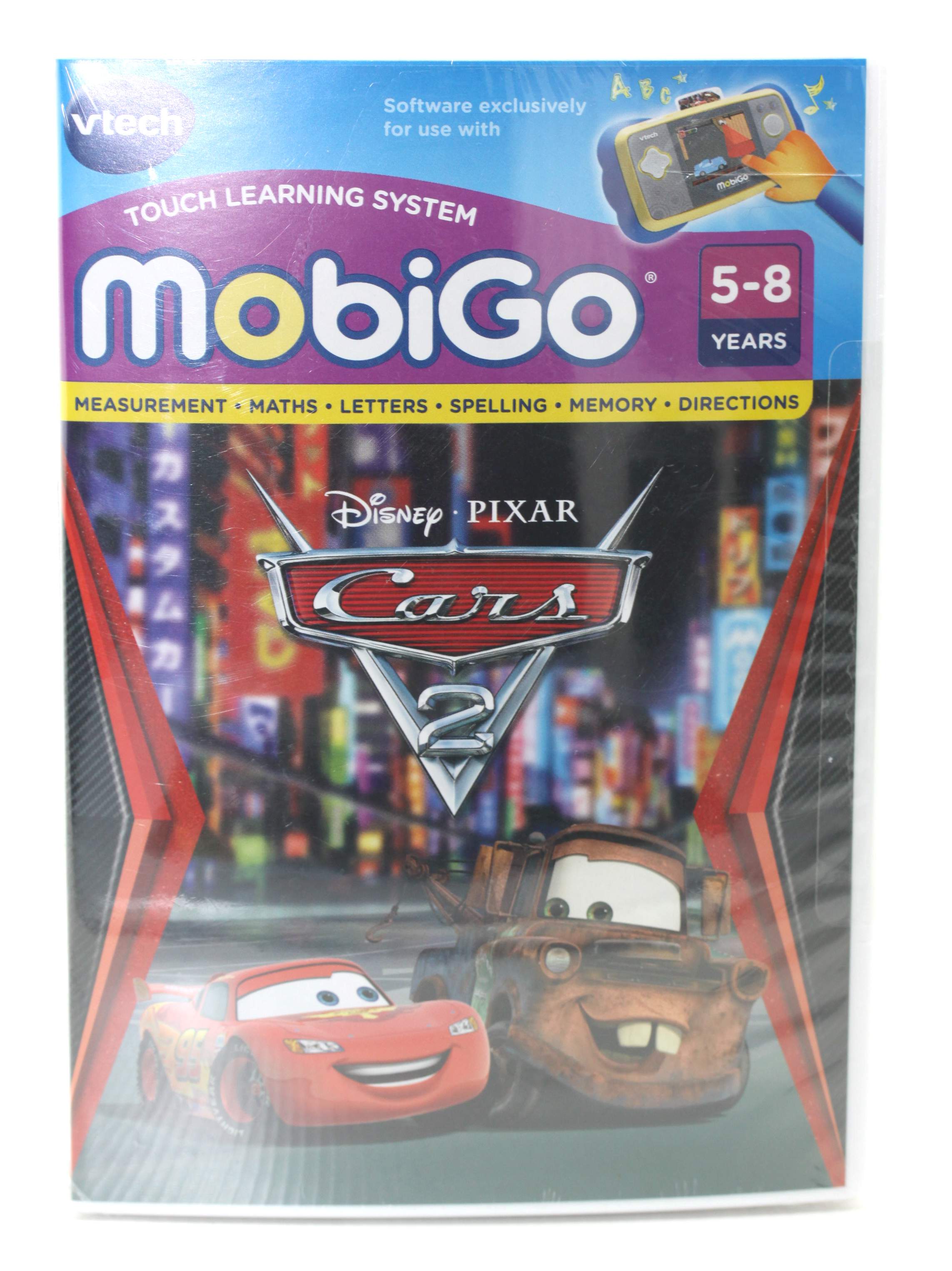 Vtech MobiGo Childrens Disney Pixar Cars 2 Learning Games for 5-8yrs | eBay