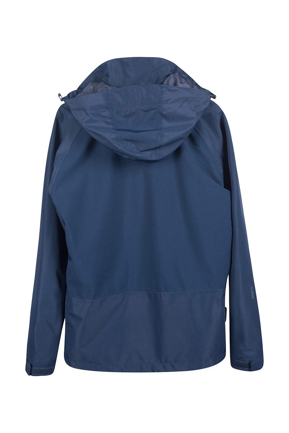 bright blue waterproof jacket