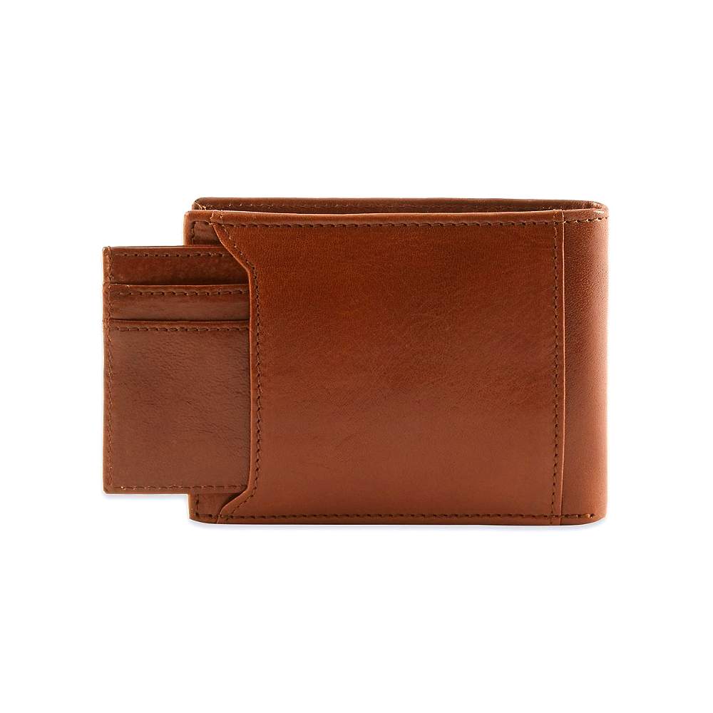 M&S Mens Tan Brown Leather Bifold ID Wallet with Cardsafe [T09/7048M ...