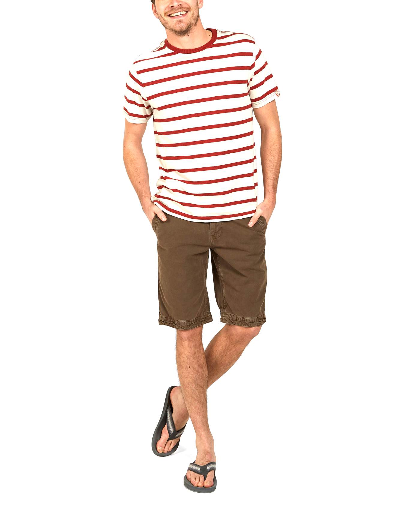 striped ringer tee mens