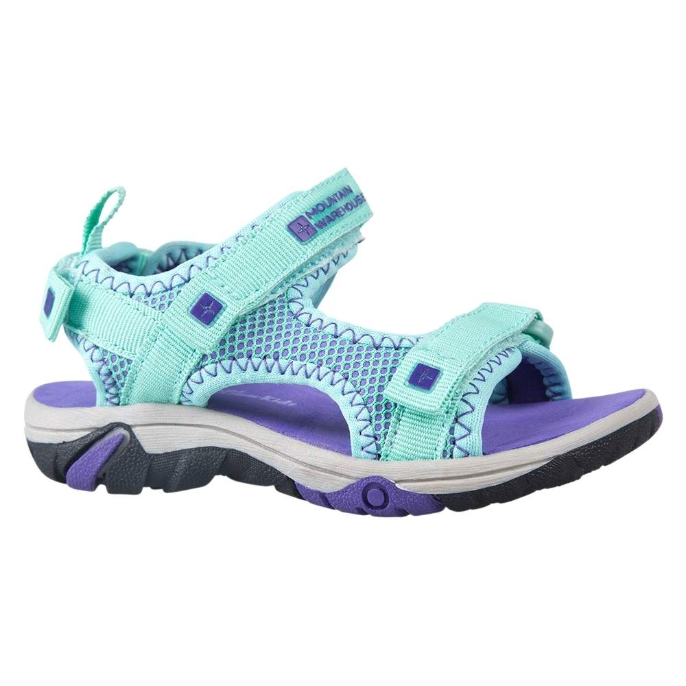 purple beach shoes