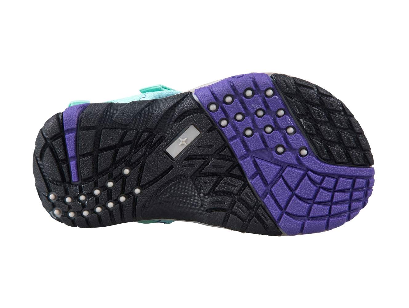 purple beach shoes