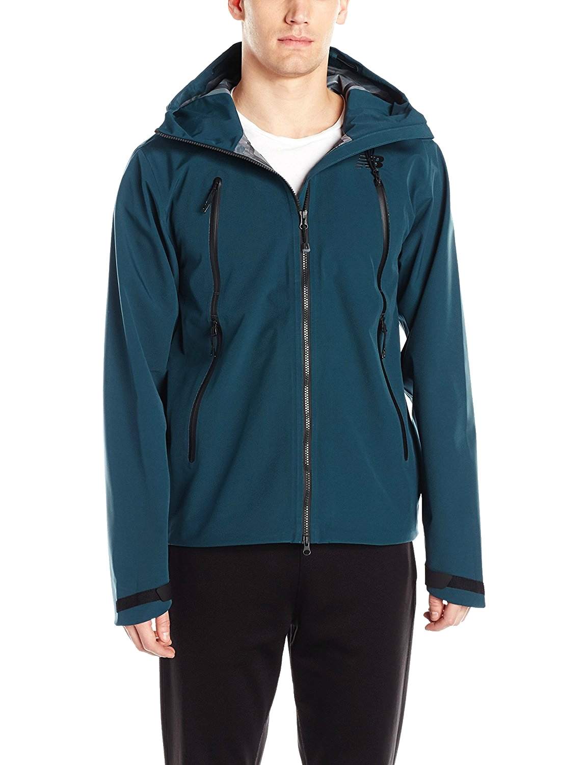 New Balance Mens Supercell Blue 3 Layer Water Resistant Jacket | eBay