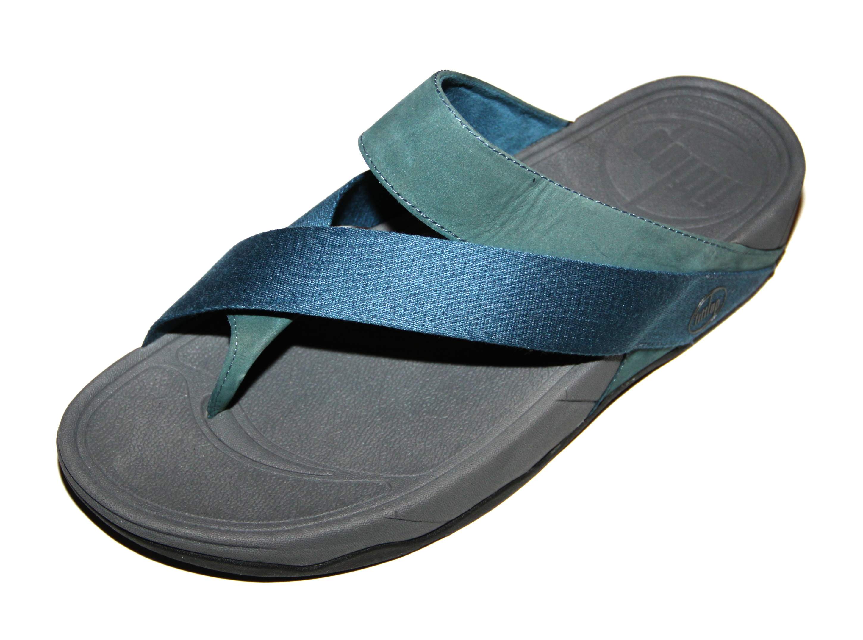 fitflop blue sandals