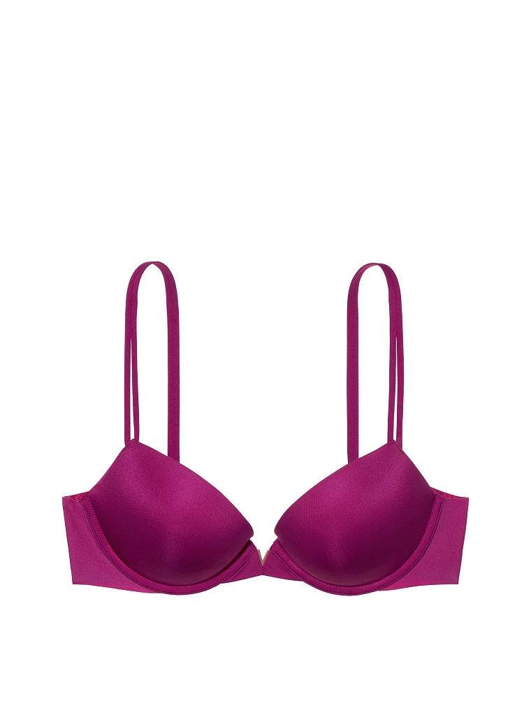 Victoria's Secret Sexy Illusions Pink Plum Push Up Plunge Bra | eBay