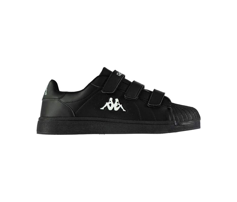 Kappa Mens Black White Classico Hook 