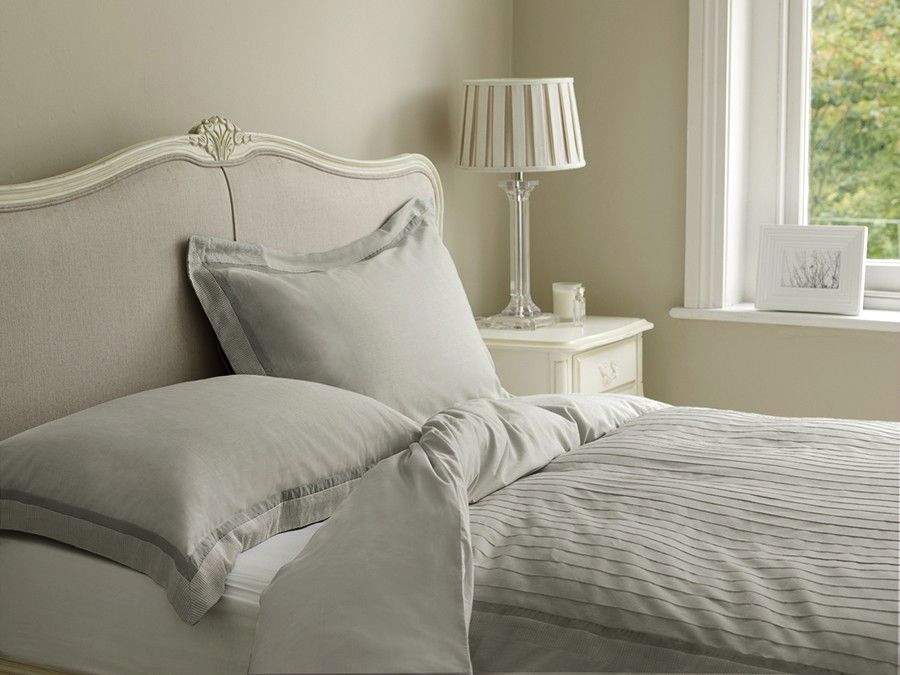 Laura Ashley Dove Grey Madeline Bedlinen Double Size Duvet Cover