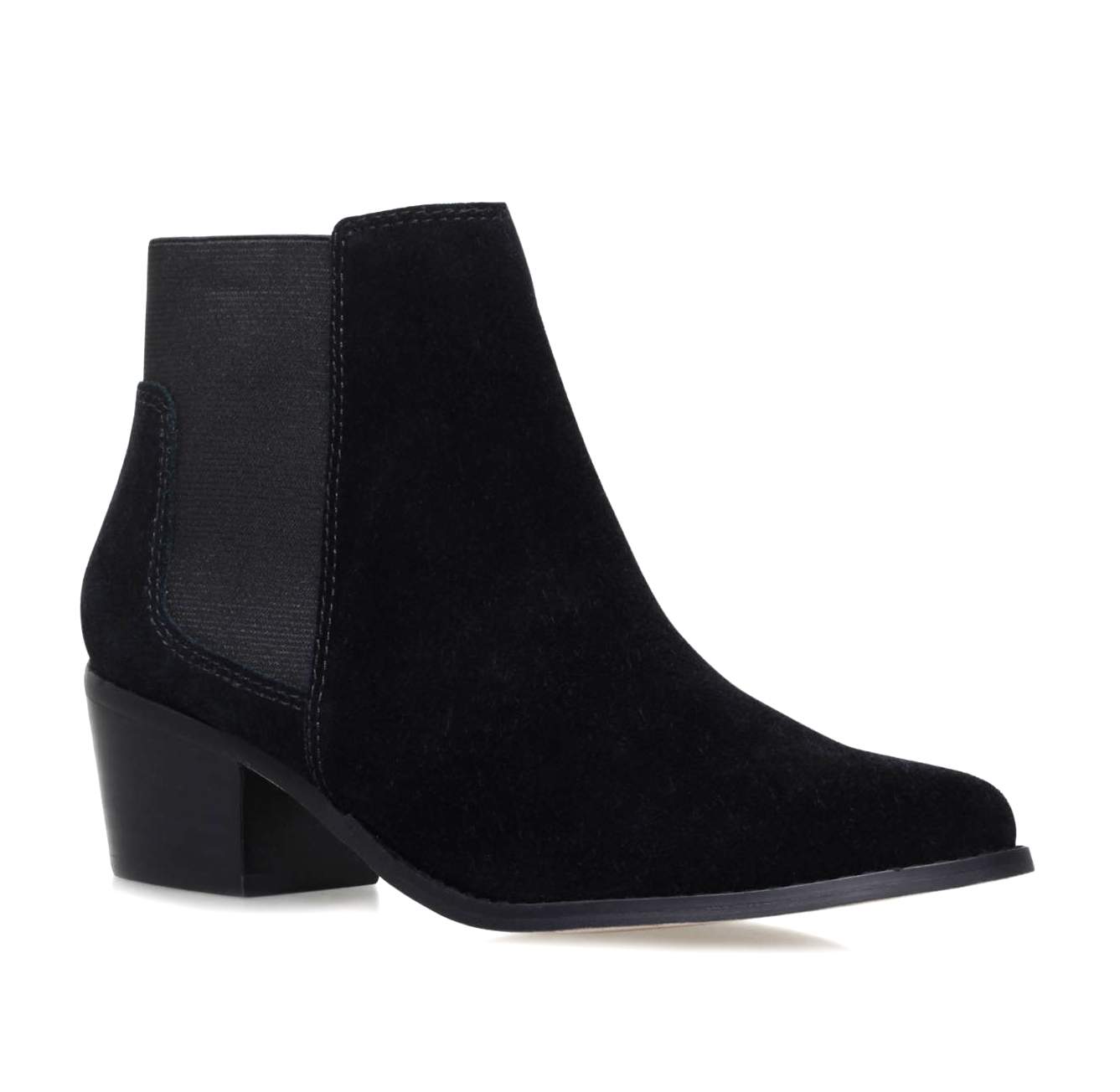 womens black chelsea boots with heel