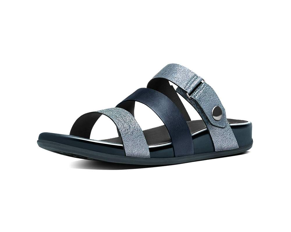 fitflop blue sandals