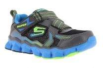 Skechers Boys Charcoal/Blue Adept Birex Trainers [95294L]