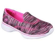 Skechers Infant Girls Pink GO Walk 4  Slip On Shoes Trainers UK 10 EU 27.5