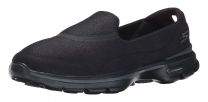 Skechers Womens Black Go Walk 3 Revive Flats [13985EW]