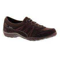 Skechers Womens Chocolate Breathe Easy Moneybags Trainers [23020]