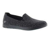 Skechers Womens Black/Charcoal Millennial Flats [23535]