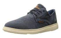 Skechers Mens Navy Relaxed Fit: Status - Borges Shoes [64629] - UK 6 EU 39.5