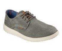 Skechers Mens Olive Relaxed Fit: Status - Borges Shoes [64629] - UK 6 EU 39.5