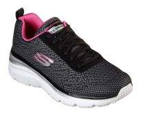 Skechers Black/Hot Pink Fashion Fit - Bold Boundaries Trainers [12719] - UK 8 EU 41